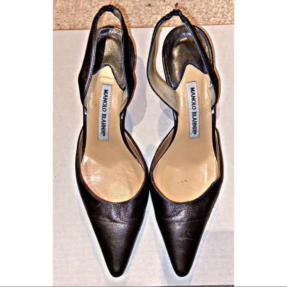 Manolo Blahnik Carolyne kitten heels - Picture 1 of 4